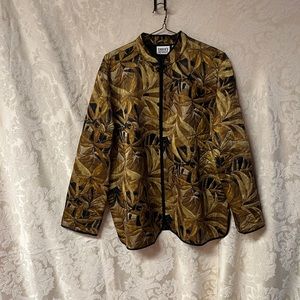 Chico long sleeve multicolored embroidered jacket